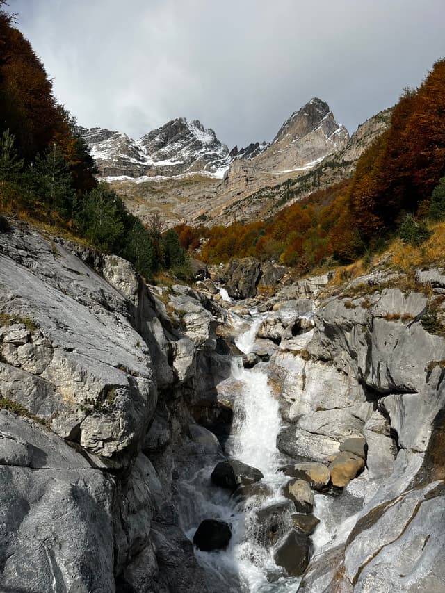 Cascadas del Cinca en Pineta